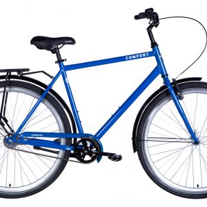 Велосипед Dorozhnik COMFORT MALE 28" Жорстка 2024 з крилом St з багажником задн St гальмівна