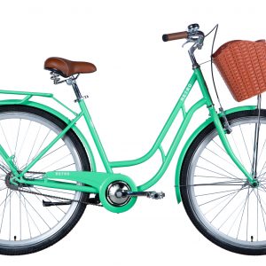 Велосипед Dorozhnik RETRO 28" Жорстка 2024 з крилом St з багажником задн St Velosteel